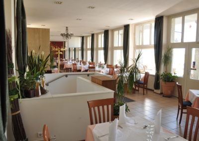 Restaurant Il Terrazzo Braunschweig Innenraum des Gastraumes, italienische Küche, Steakhouse