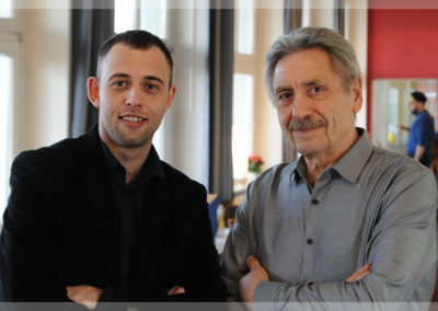 Das neue Team im Ristorante Il Terrazzo Ferenc Varga und Viktor Palatinus